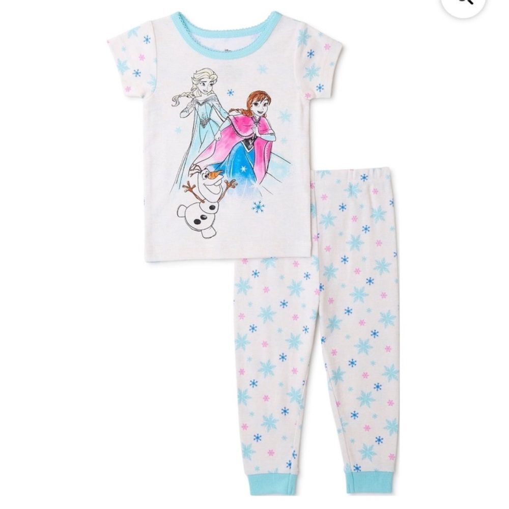 Disney | Girls Infant Toddler Frozen Cotton Pajamas pjs Set 12 18 Months